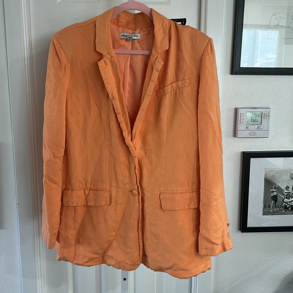 ASHLEY PARK x RTR Orange Blazer & Tailored Shorts SET - Picture 7 of 15